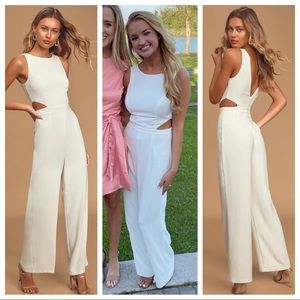White, XS jumpsuit from Lulus’s